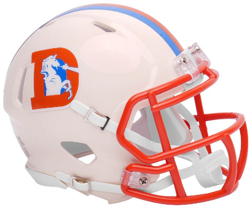 Denver Broncos Riddell Retro Collection NFL Mini Helmet