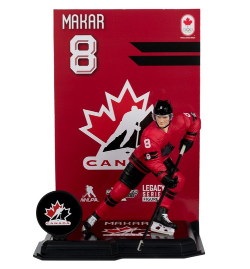 Cale Makar (Team Canada) Olympics 7" Posed Figure McFarlane's SportsPicks OPENER
