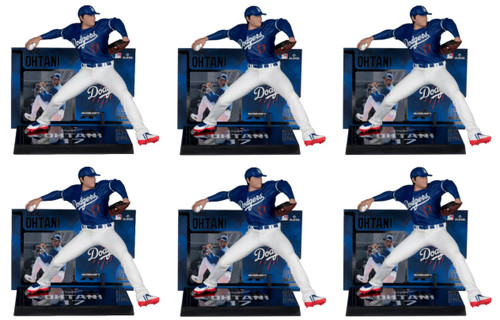 Shohei Ohtani (LA Dodgers) Pitching McFarlane MLB 7" Figure Lot of (6) (PRE-ORDER Ships Late April)