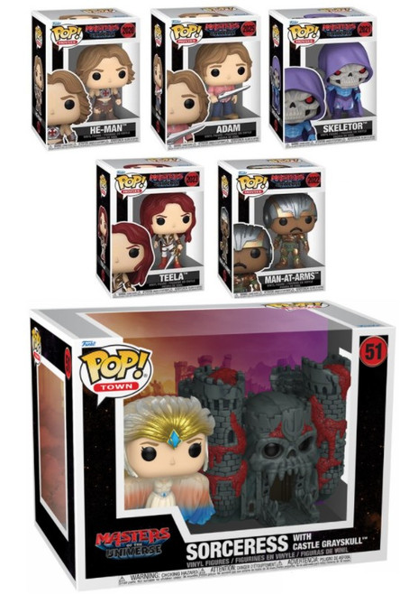 Masters of the Universe 2026 Movie Funko Pop! Set (6) (PRE-ORDER Ships May)