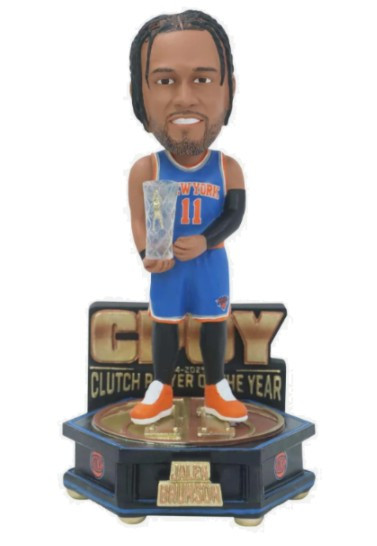 Jalen Brunson (New York Knicks) 2025 CPOTY Mini Bobblehead (PRE-ORDER Ships April)