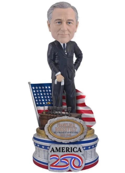 Franklin D. Roosevelt 250th Birthday of America Historical Figure Bobblehead (PRE-ORDER Ships September)