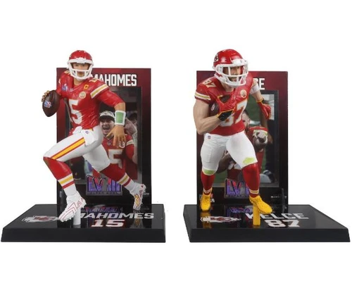 Travis Kelce/Patrick Mahomes (Chiefs) NFL 7" Figure McFarlane 2-Pack