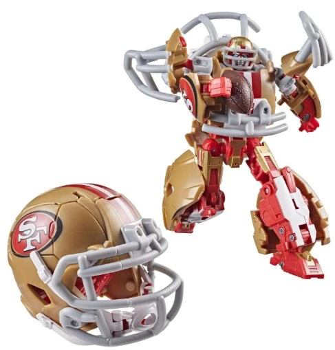 Goldrush (San Francisco 49ers) NFL Transformers Action Figure (PRE-ORDER Ships August)