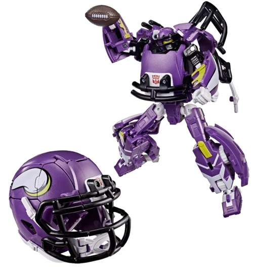 Skolgrin (Minnesota Vikings) NFL Transformers Action Figure (PRE-ORDER Ships August)