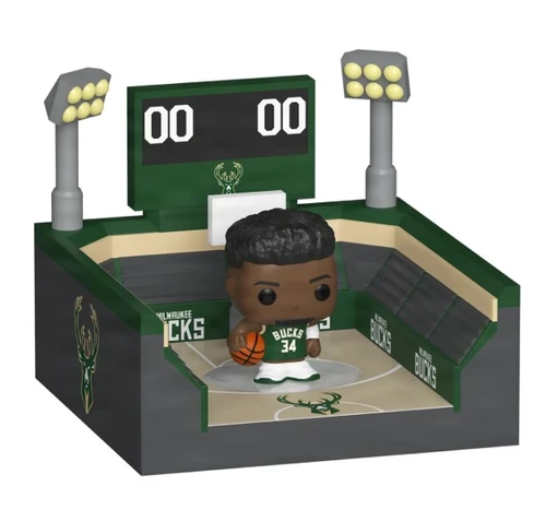 Giannis Antetokounmpo (Milwaukee Bucks) Bitty Pop! Town NBA Arena