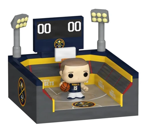 Nikola Jokic (Denver Nuggets) Bitty Pop! Town NBA Arena