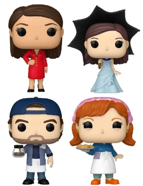 Gilmore Girls 25th Anniversary Funko Pop! Complete Set (4) LOOSE NO BOXES