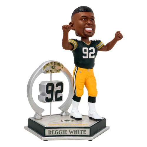 Reggie White (Green Bay Packers) Legendary Number 92 Bobblehead