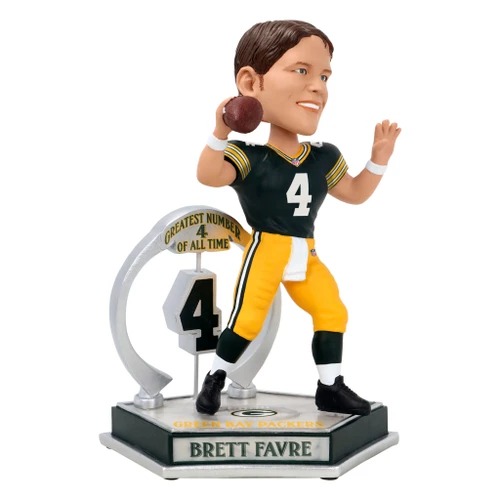 Brett Favre (Green Bay Packers) Legendary Number 4 Bobblehead