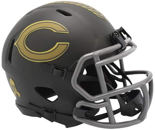 Chicago Bears 2025 Salute to Service Mini NFL Football Helmet