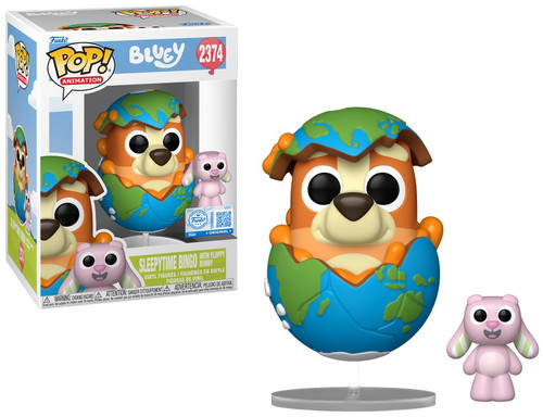 Sleepytime Bingo w/Floppy Bunny (Bluey) Funko Pop! & Buddy Animation