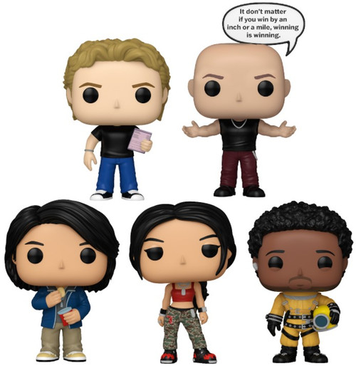 Fast & Furious Funko Pop! Complete Set (5) OPENER