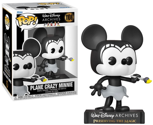 Plane Crazy Minnie Mouse 1928 (Disney) Funko Pop!