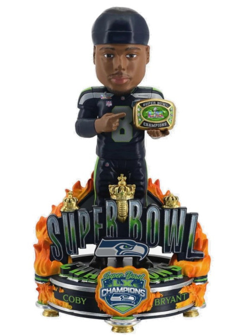 Coby Bryant (Seattle Seahawks) Super Bowl LX Celebration Bobblehead (PRE-ORDER Ships August)
