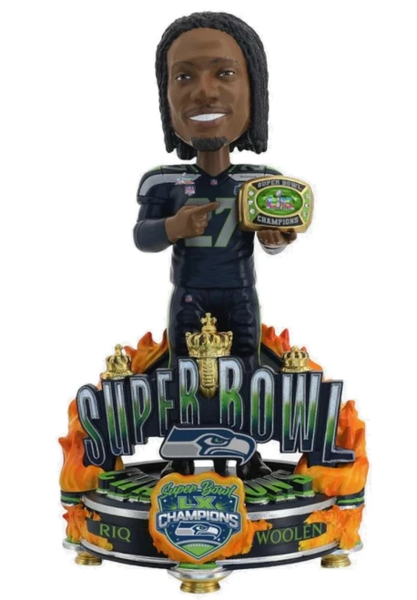 Tariq Woolen (Seattle Seahawks) Super Bowl LX Celebration Bobblehead