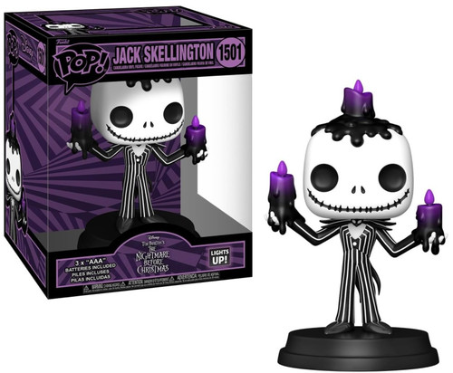 Jack Skellington (Nightmare Before Christmas) Deluxe Light Up Funko Pop! (PRE-ORDER Ships July)