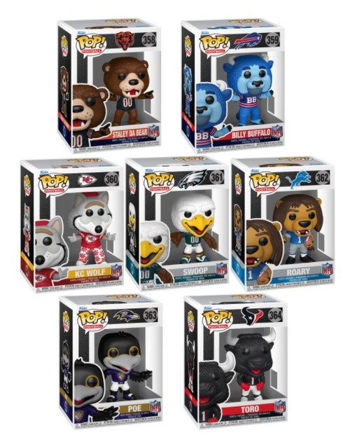 NFL Mascots Funko Pop! Complete Set (7) (PRE-ORDER Ships November)