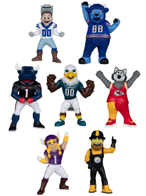 McFarlane NFL Posed Mascot Complete Set (7) (PRE-ORDER Ships August)