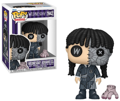 Wednesday Addams w/Thing (Wednesday) Funko Pop! Patchwork (PRE-ORDER Ships September)