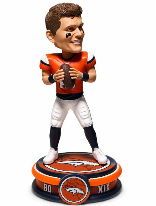 Bo Nix (Denver Broncos) NFL Neon Bobblehead