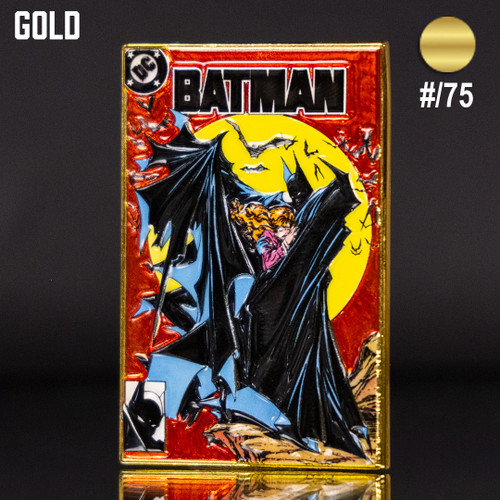 Batman #423 DC Cover Series McFarlane 3D Metal Pin GOLD CHASE #/75