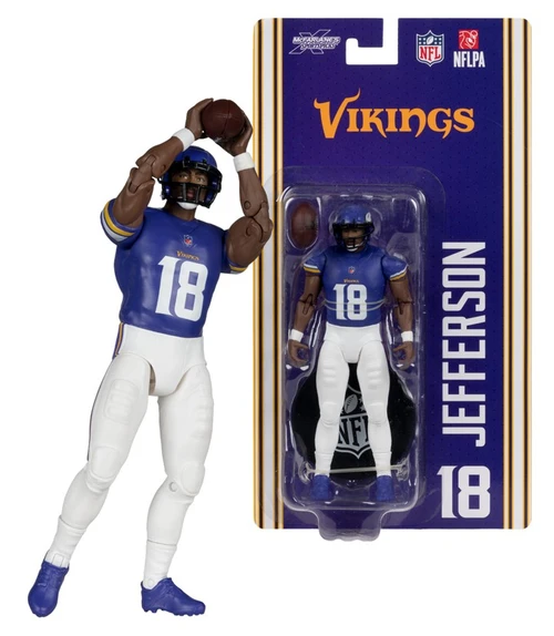 Justin Jefferson (Minnesota Vikings) McFarlane NFL 6" Articulated Figure