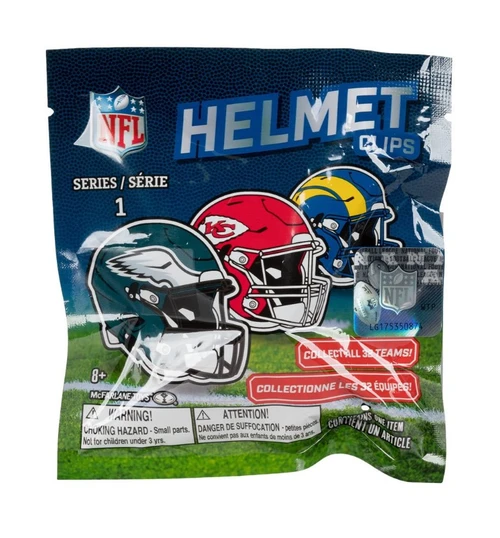 McFarlane Backpack NFL Helmet Clips Blind Pack
