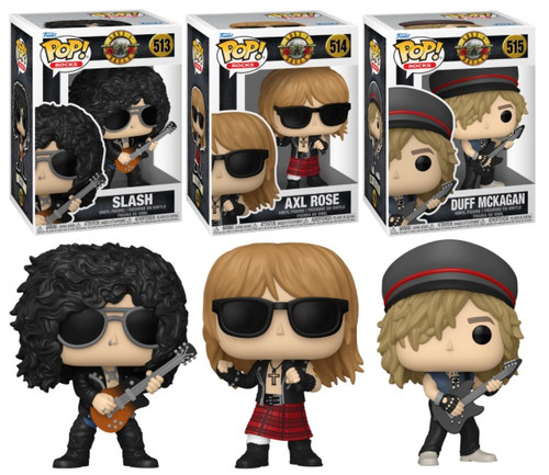 Guns N Roses Series 3 Funko Pop! Set (3) (PRE-ORDER Ships September)
