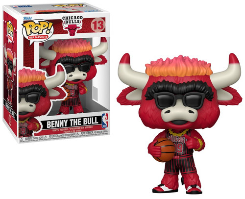 Benny The Bull (Chicago Bulls) NBA Funko Pop! Mascot (PRE-ORDER Ships September)