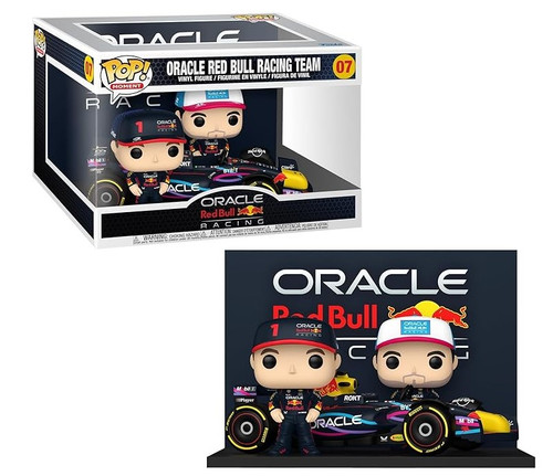Max Verstappen and Sergio Perez (Team Red Bull) Funko Pop! Moment