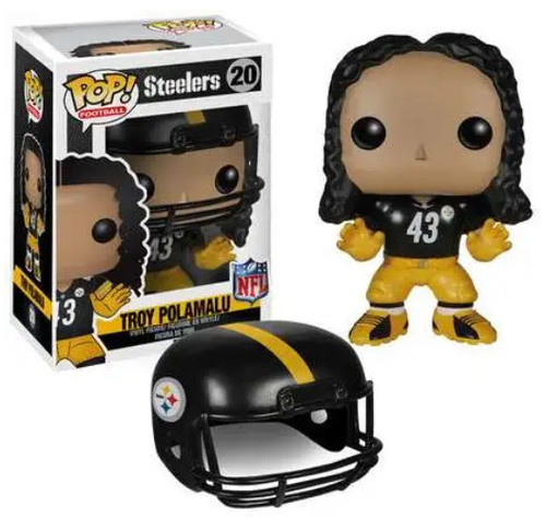 Troy Polamalu (Pittsburgh Steelers) w/Helmet NFL Funko Pop! *OPENER*