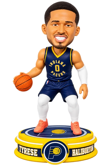 Tyrese Haliburton (Indiana Pacers) NBA Neon Bobblehead