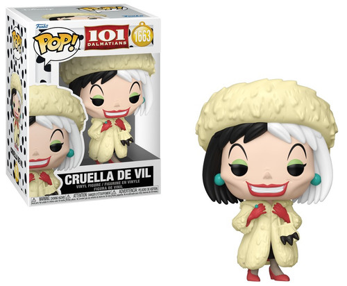 Cruella De Vil (101 Dalmatians) 65th Anniversary Disney Funko Pop! Movies **OPENER**