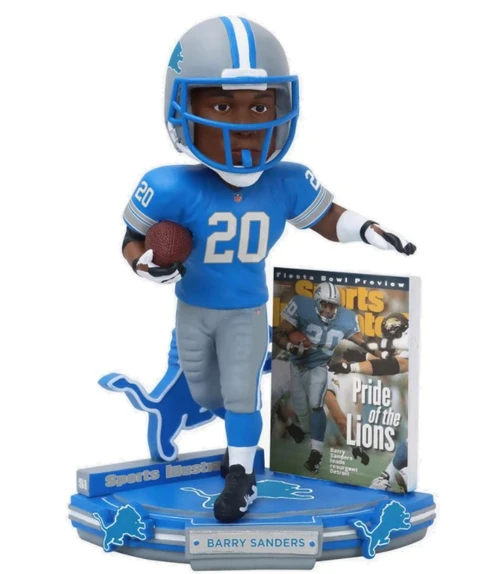 Barry Sanders (Detroit Lions) Sports Illustrated Cover NFL Bobblehead (PRE-ORDER Ships September)