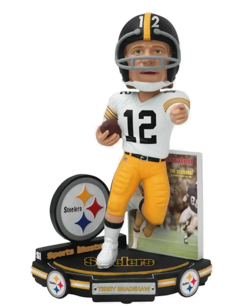 Terry Bradshaw (Pittsburgh Steelers) Sports Illustrated Cover NFL Bobblehead (PRE-ORDER Ships September)