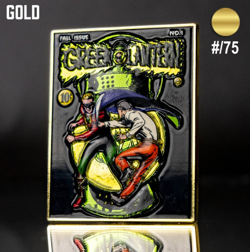 Green Lantern #1 (1941) Cover Series McFarlane 3D Metal Pin GOLD CHASE #/75