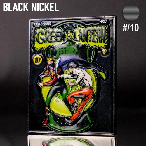 Green Lantern #1 (1941) Cover Series McFarlane 3D Metal Pin BLACK NICKEL #07/10