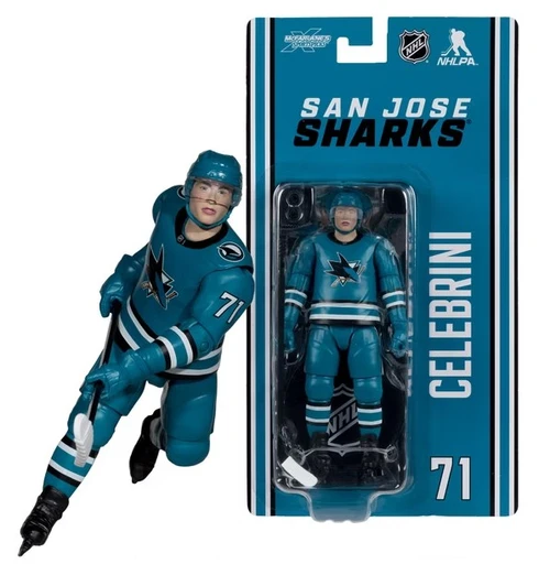 Macklin Celebrini (San Jose Sharks) McFarlane NHL 6" Articulated Figure (PRE-ORDER Ships November)