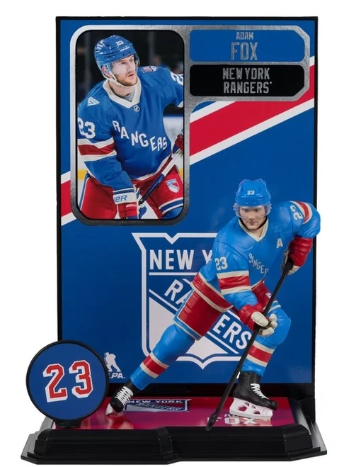 Adam Fox (New York Rangers) Centennial Jersey McFarlane NHL 7" Figure (PRE-ORDER Ships October)