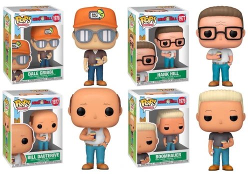 King of the Hill Funko Pop! Television Complete Set (4)