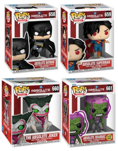 DC Absolute Universe Funko Pop! Set (4) (PRE-ORDER Ships January)