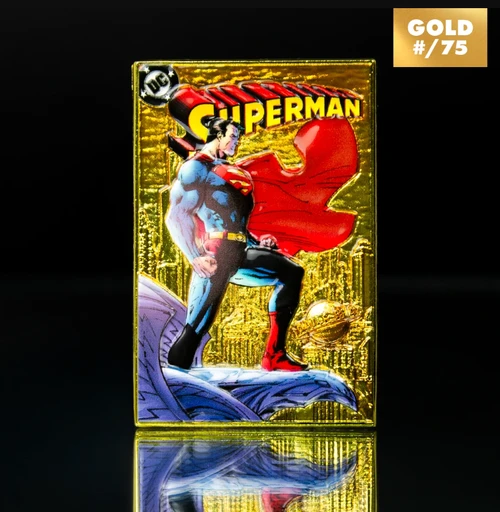 Superman #204 Cover Series McFarlane 3D Metal Pin GOLD CHASE #/75