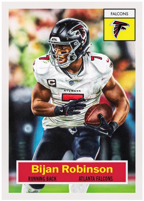Bijan Robinson (Atlanta Falcons) NFL Topps Living Card #8 (PRE-ORDER Ships December)