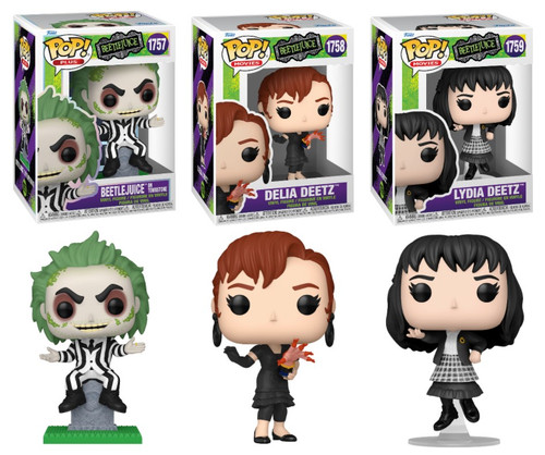 Beetlejuice Series 3 Funko Pop! Set (3) - CLARKtoys