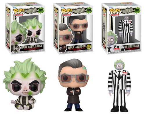 Beetlejuice Series 4 Funko Pop! Complete Set (3) - CLARKtoys