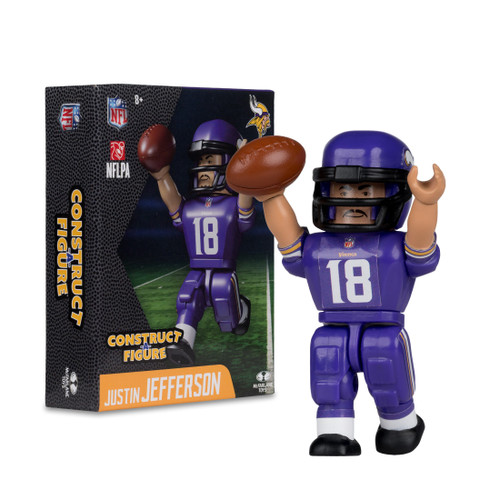 Justin Jefferson (Minnesota Vikings) McFarlane NFL Construct-a