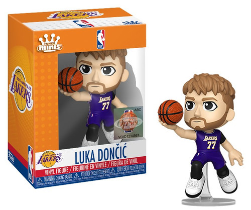 Luka Doncic ボブル頸人形 Los Angeles Dodgers Lakers star Luka