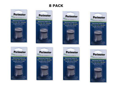 Perimeter Technologies Invisible Fence Collar Battery - Brand Compatible - Bonus eOutletDeals Pet Towel  -  8 Pack