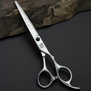Hosaki Genuine Hair Cutting Scissors, 6-inch Straight Thinning Hand-Sharpened